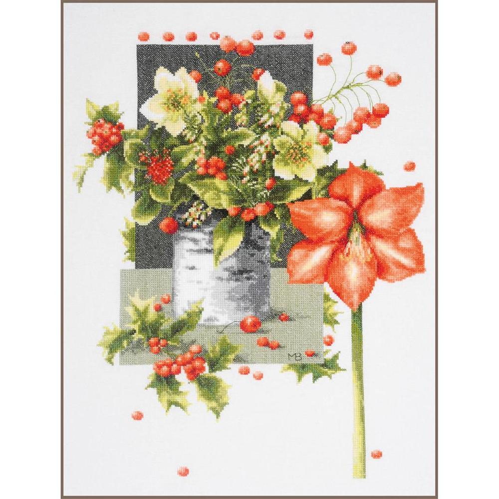lanarte Kit au point compté Amaryllis joyeux