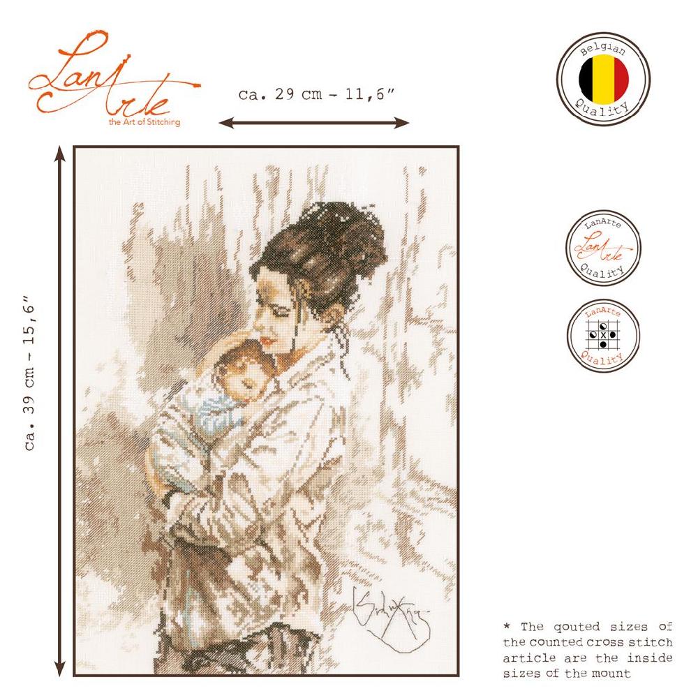 Lanarte Kit Au Point Compté Amour Maternel