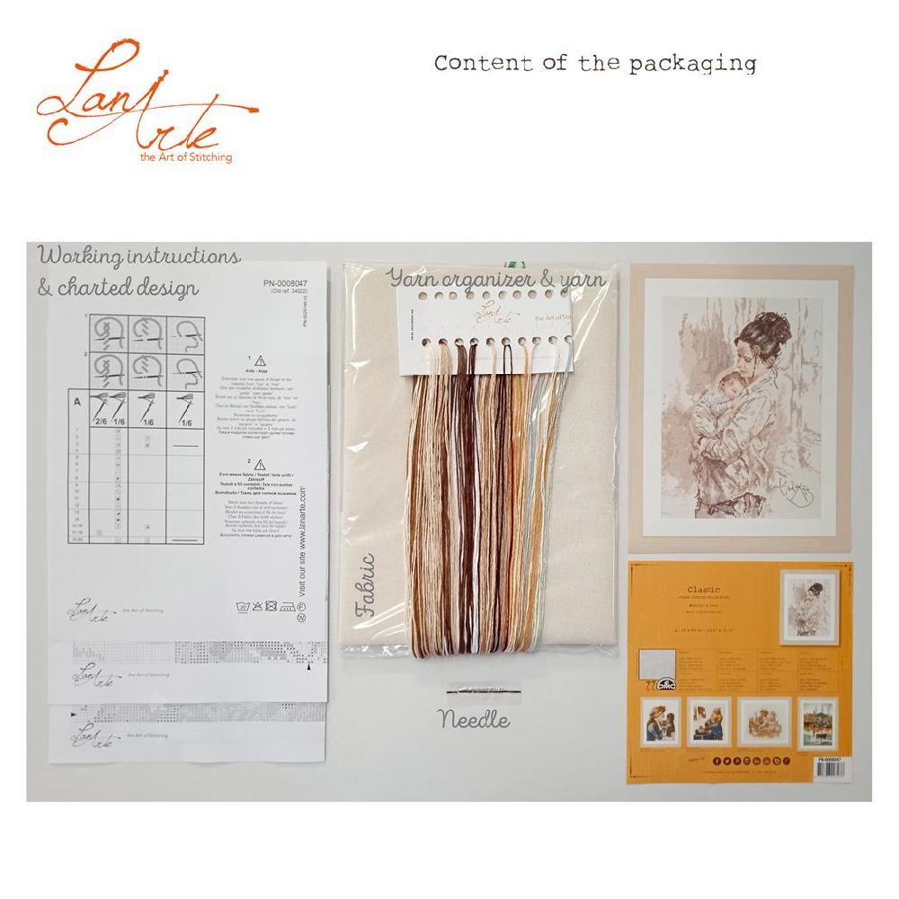 Lanarte Kit Au Point Compté Amour Maternel