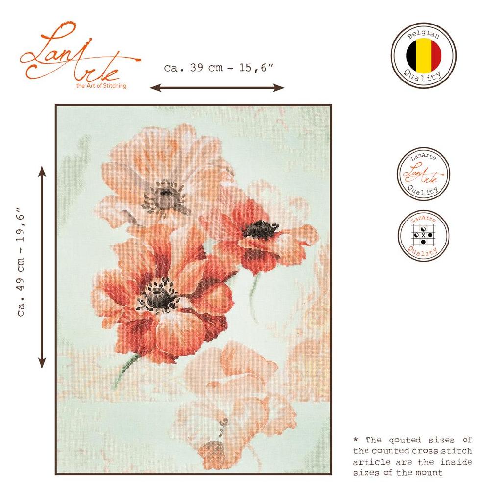 Lanarte Kit Au Point Compté Anémone