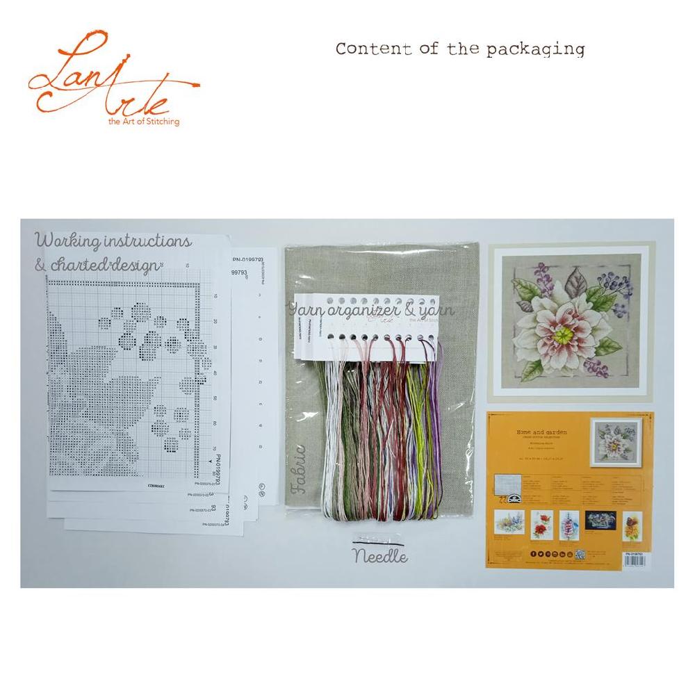 Lanarte Kit Au Point Compté Blanc Florissant