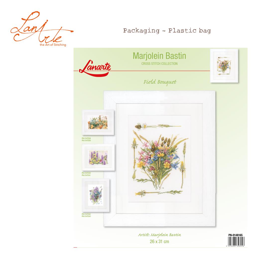Lanarte Kit Au Point Compté Bouquet Champêtre