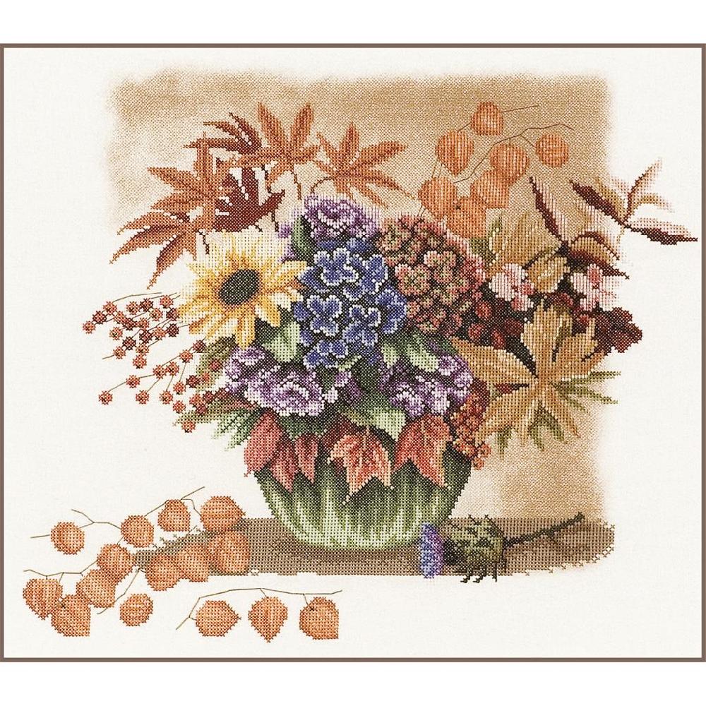 lanarte Kit au point compté Bouquet d'automne