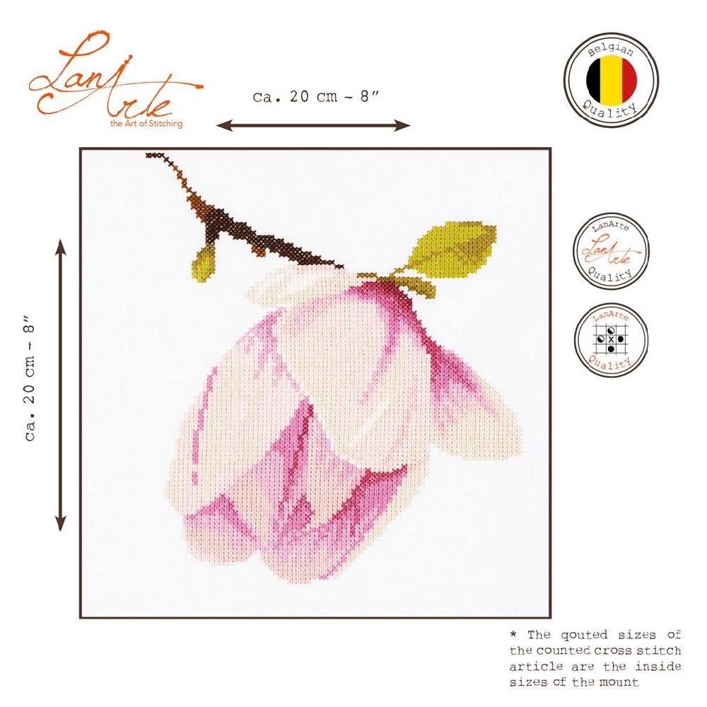 Lanarte Kit Au Point Compté Bouton De Magnolia