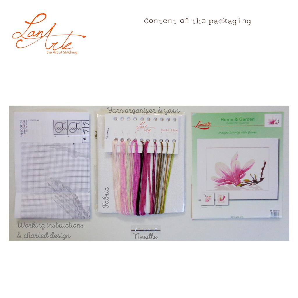 Lanarte Kit Au Point Compté Branche De Magnolia