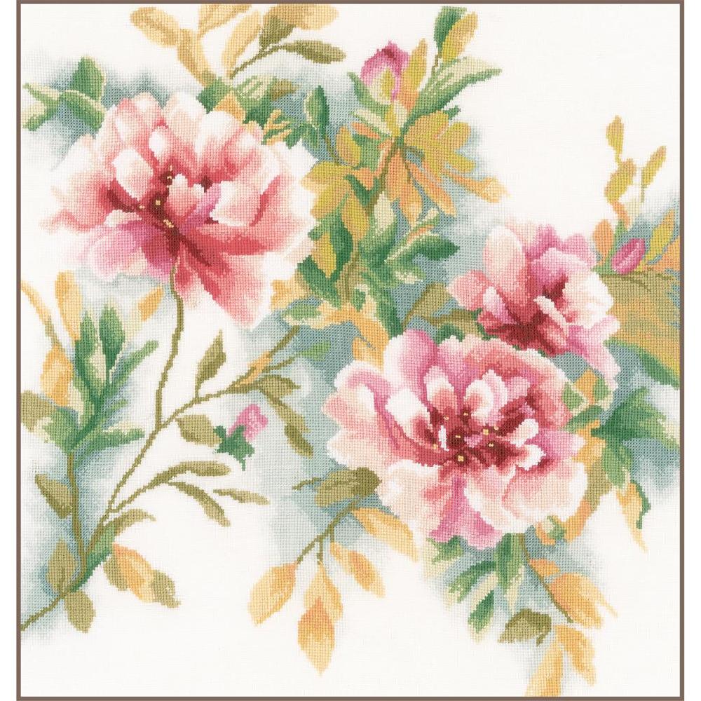 lanarte Kit au point compté Branche de rose