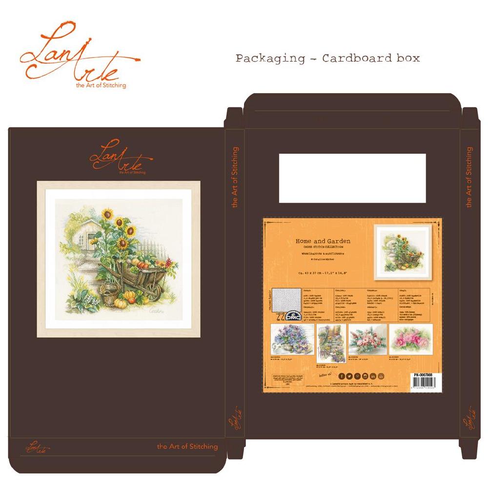 Lanarte Kit Au Point Compté Brouette Et Tournesols