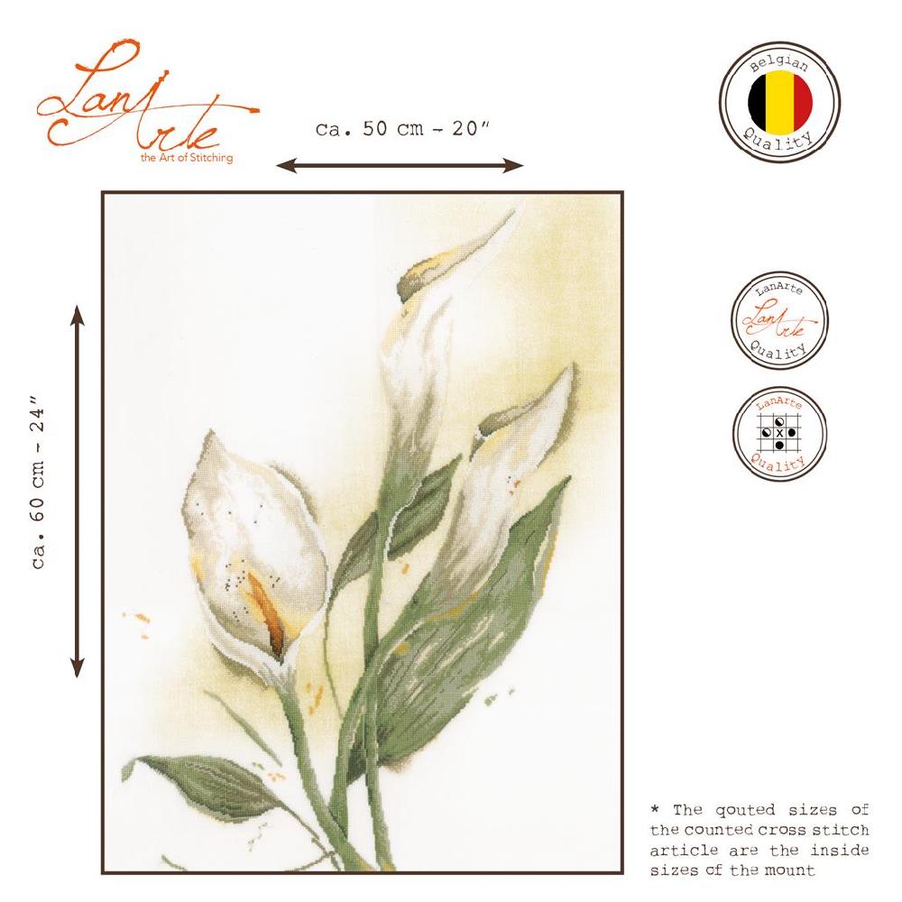 Lanarte Kit Au Point Compté Calla Lily