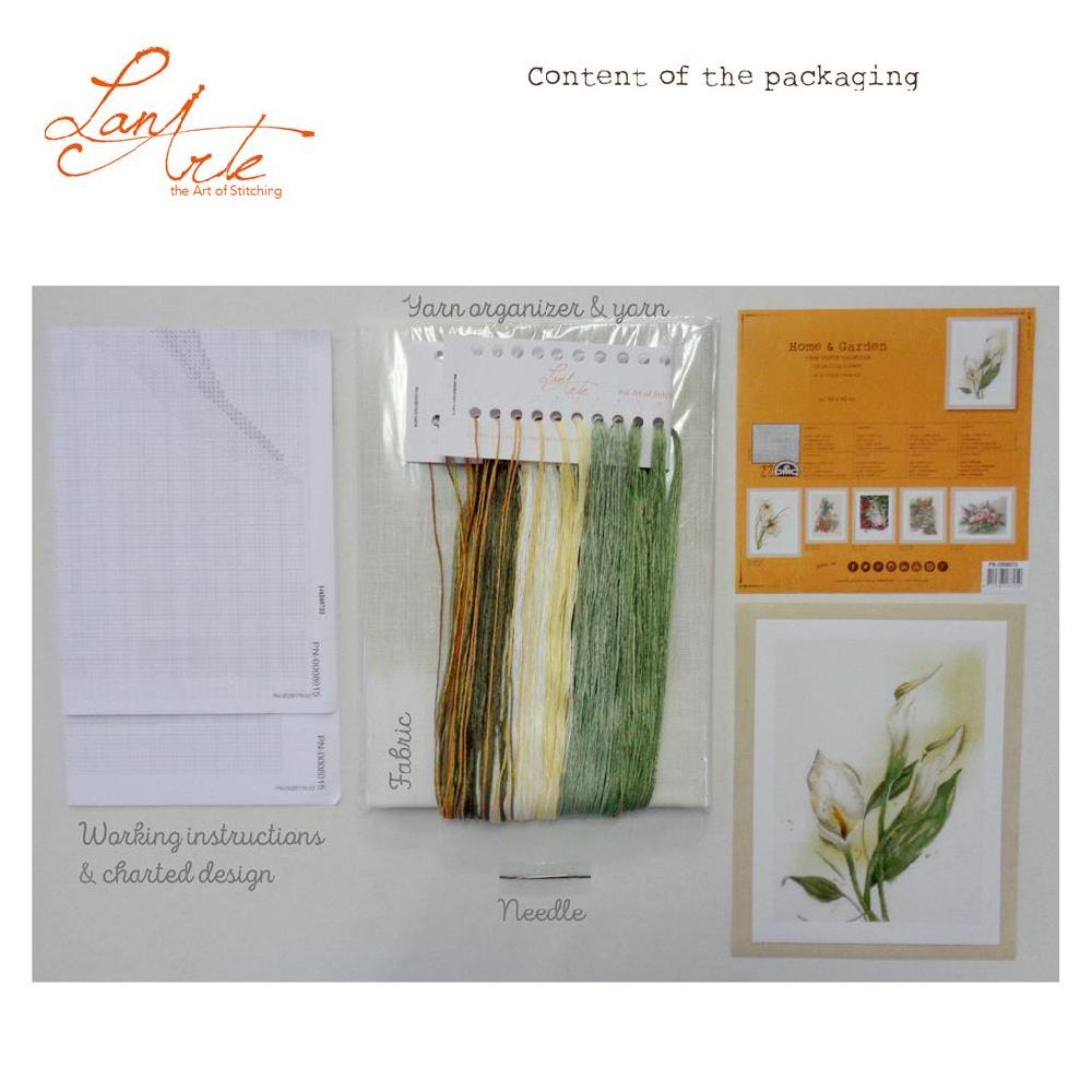 Lanarte Kit Au Point Compté Calla Lily