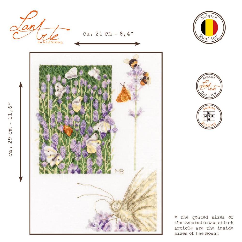 Lanarte Kit Au Point Compté Champ De Lavande