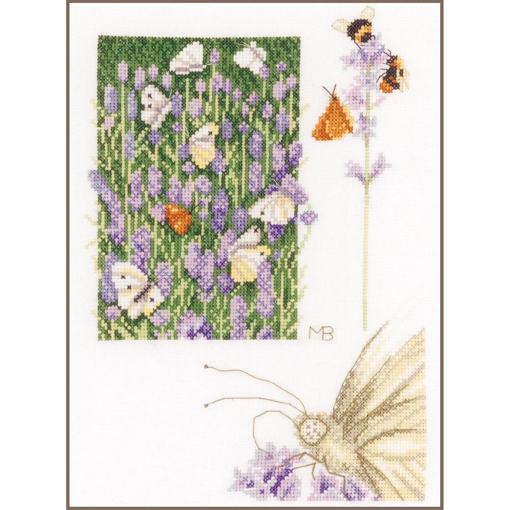 lanarte Kit au point compté Champ de lavande