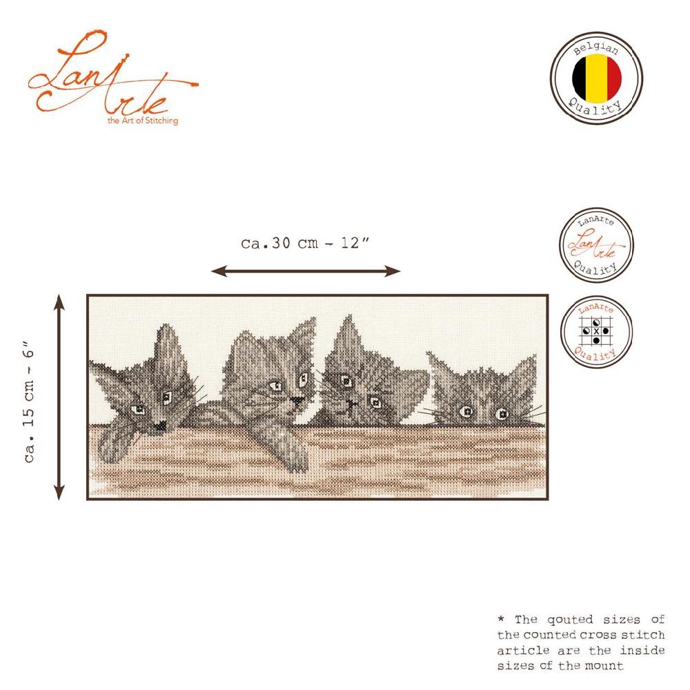 Lanarte Kit Au Point Compté Chatons