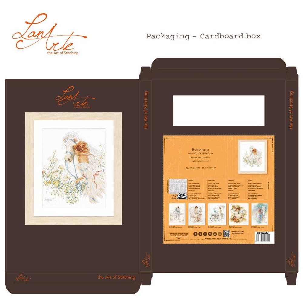 Lanarte Kit Au Point Compté Cheval Et Fleurs