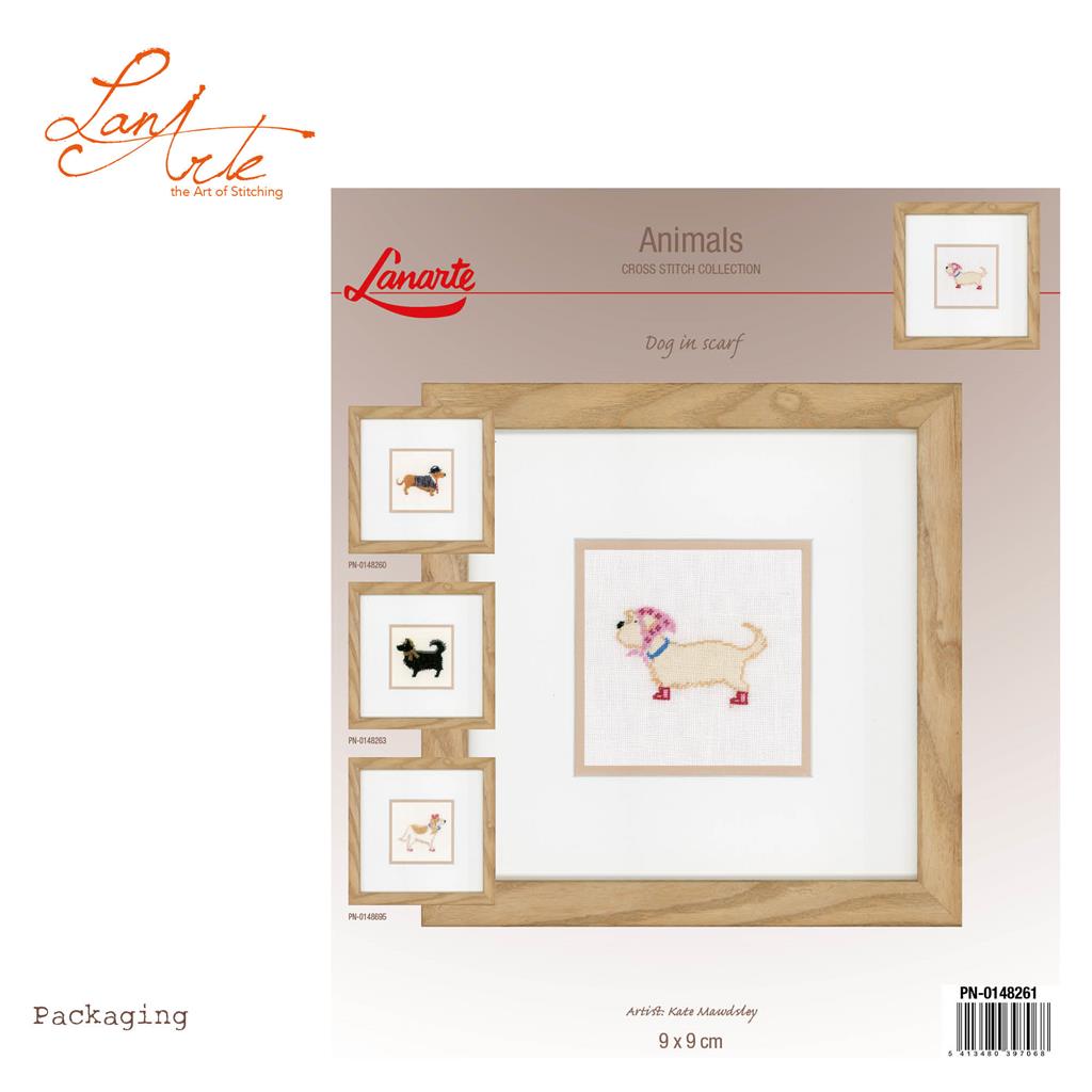 Lanarte Kit Au Point Compté Chien Avec écharpe
