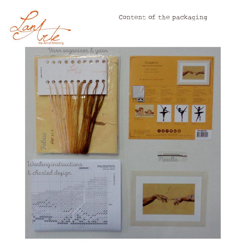 Lanarte Kit Au Point Compté Création 2 Mains