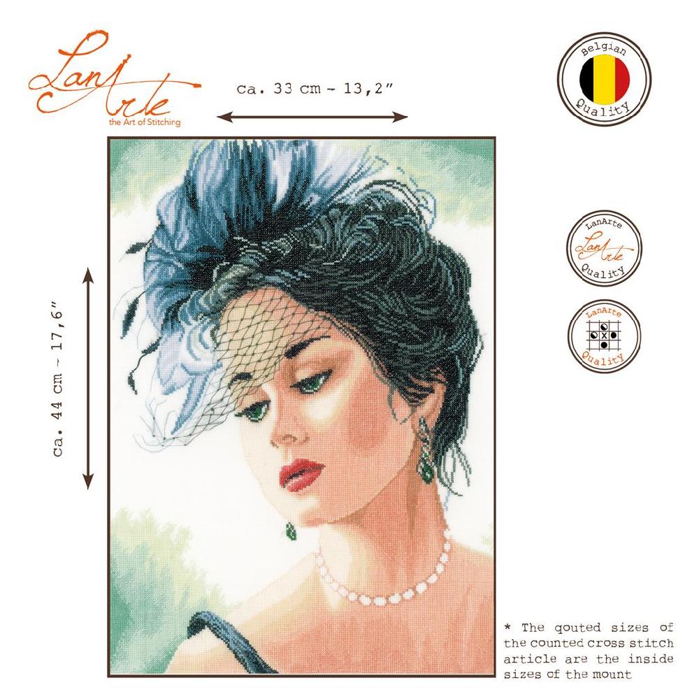 Lanarte Kit Au Point Compté Dame Au Chapeau