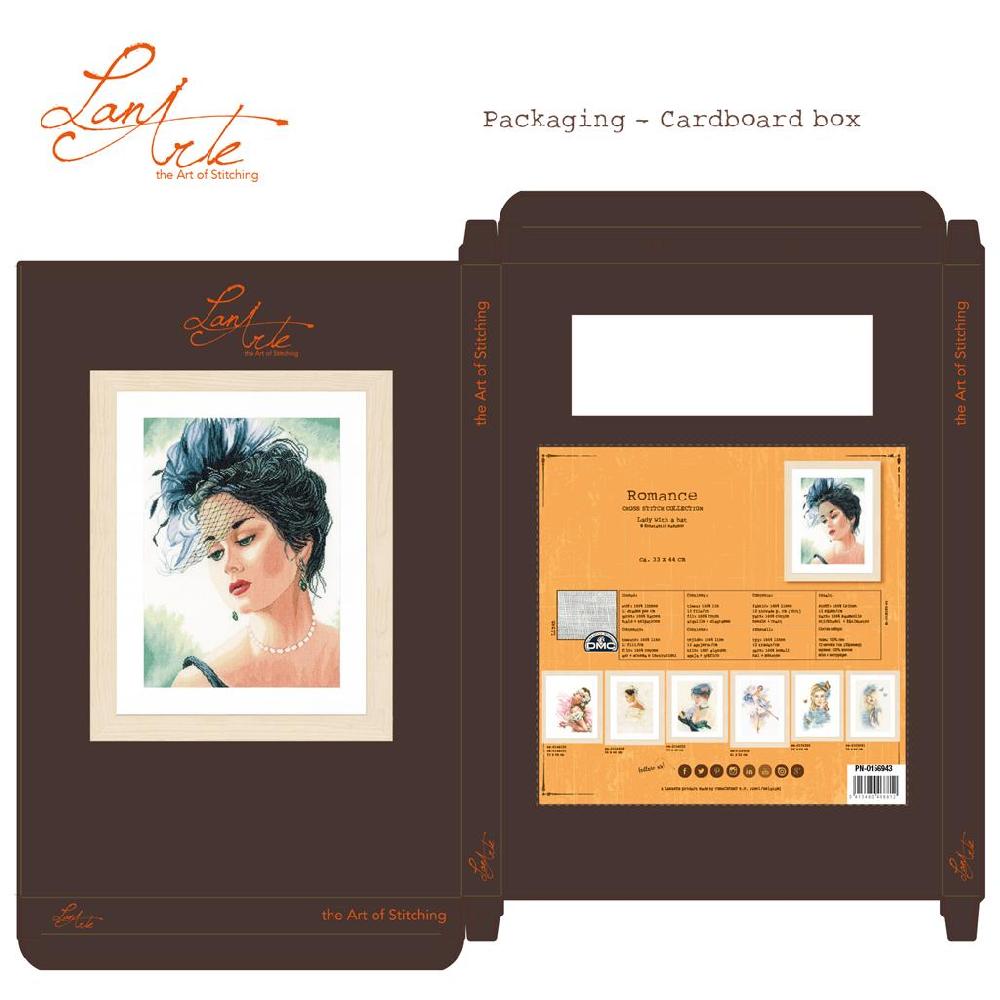 Lanarte Kit Au Point Compté Dame Au Chapeau