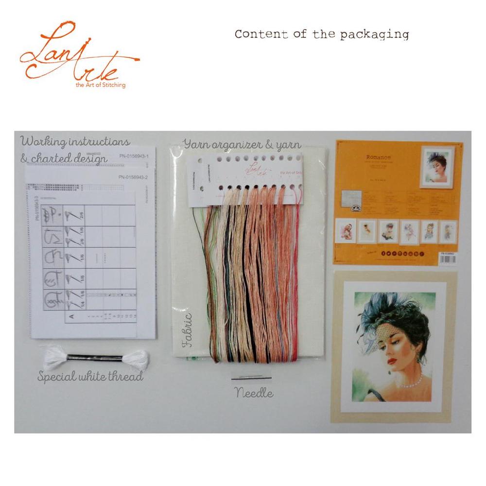 Lanarte Kit Au Point Compté Dame Au Chapeau