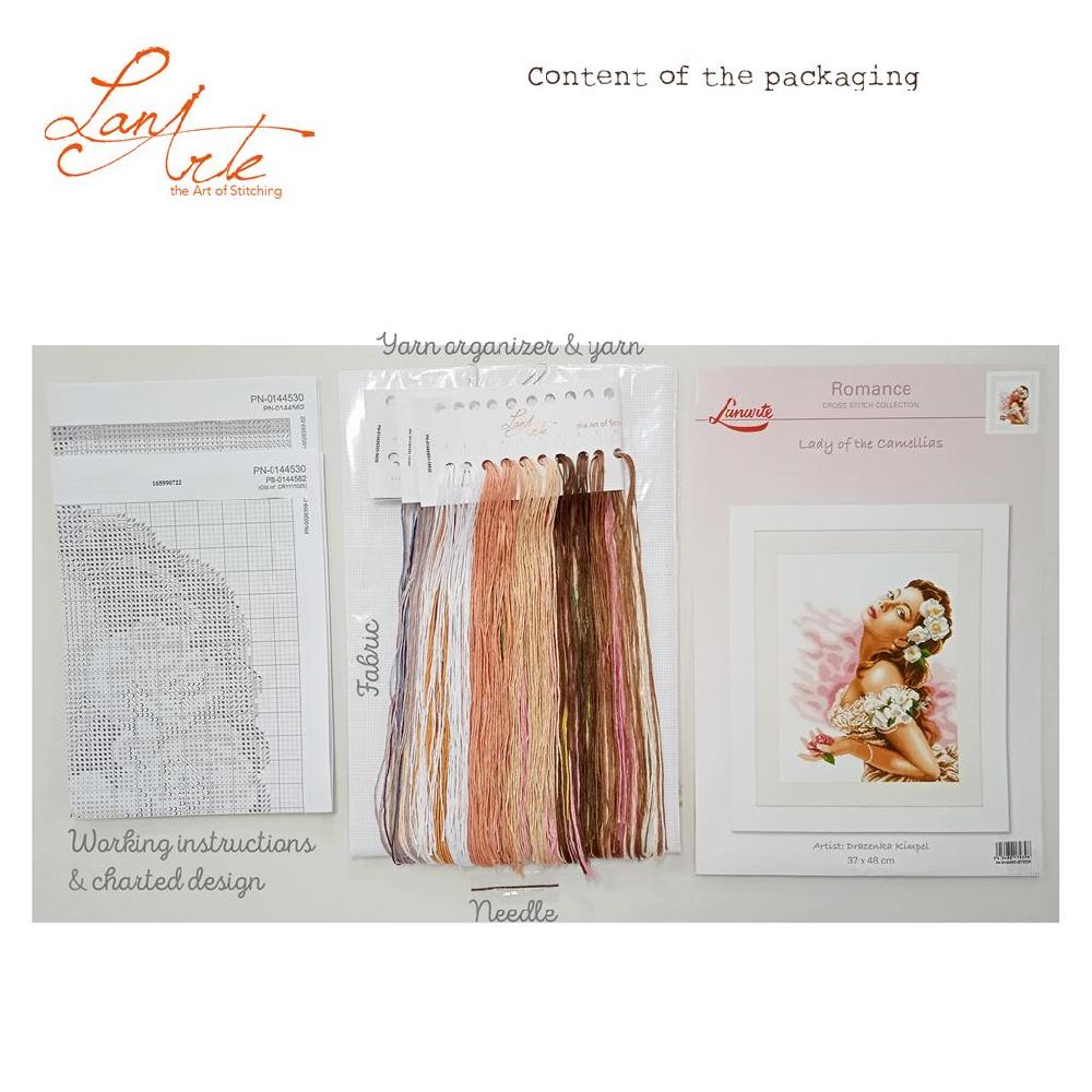 Lanarte Kit Au Point Compté "Dame Aux Camélias"