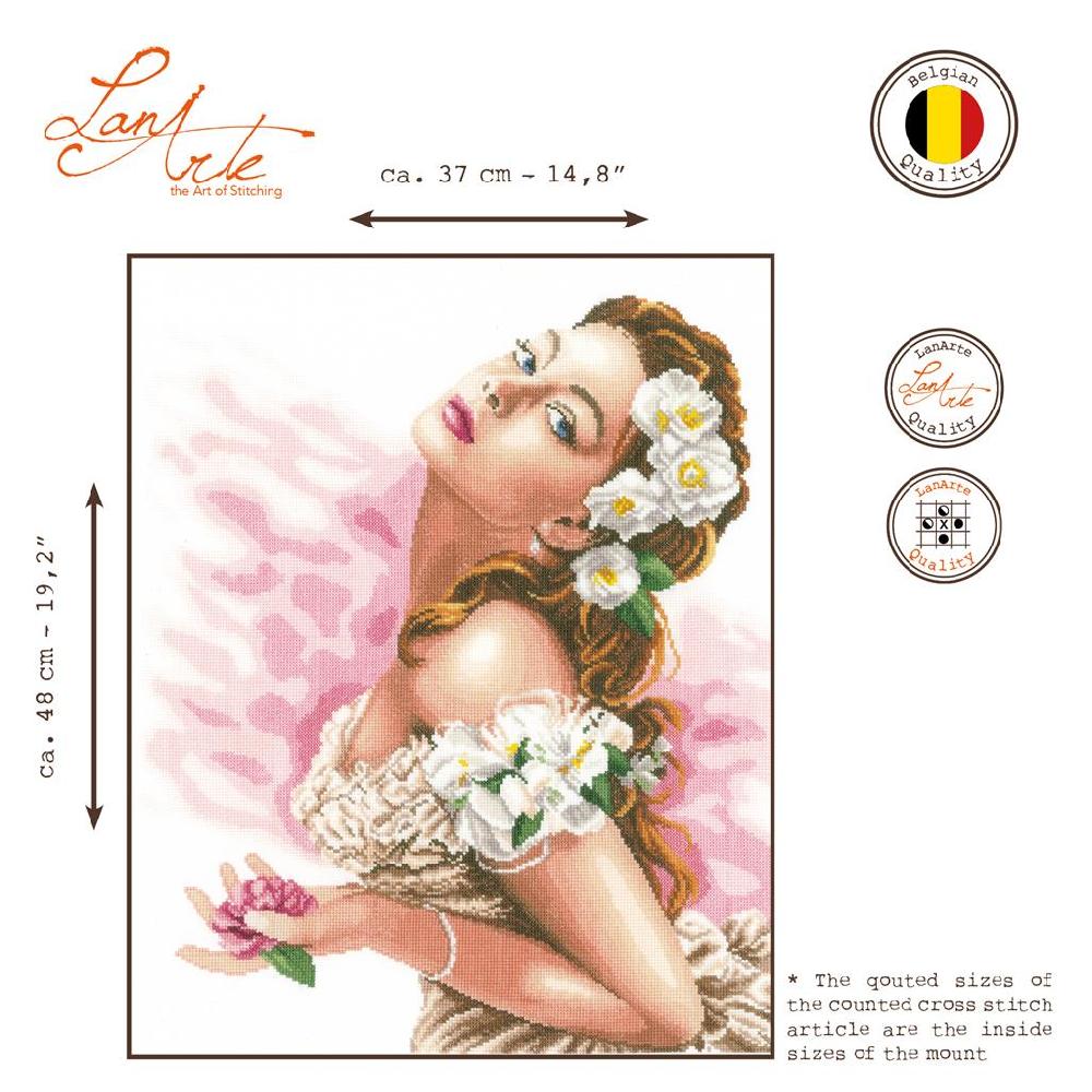 Lanarte Kit Au Point Compté "Dame Aux Camélias"