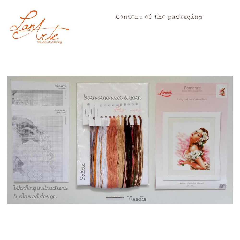 Lanarte Kit Au Point Compté "Dame Aux Camélias"