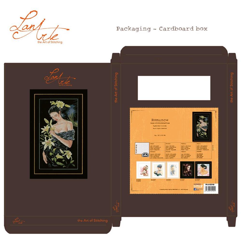 Lanarte Kit Au Point Compté Dame Avec Lys