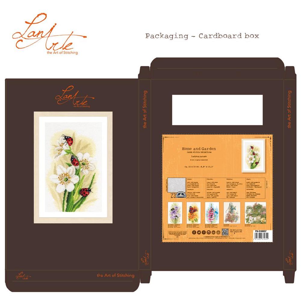 Lanarte Kit Au Point Compté Défilé De Coccinelles