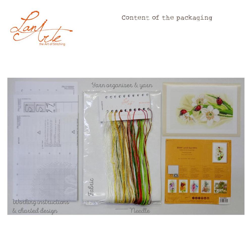 Lanarte Kit Au Point Compté Défilé De Coccinelles