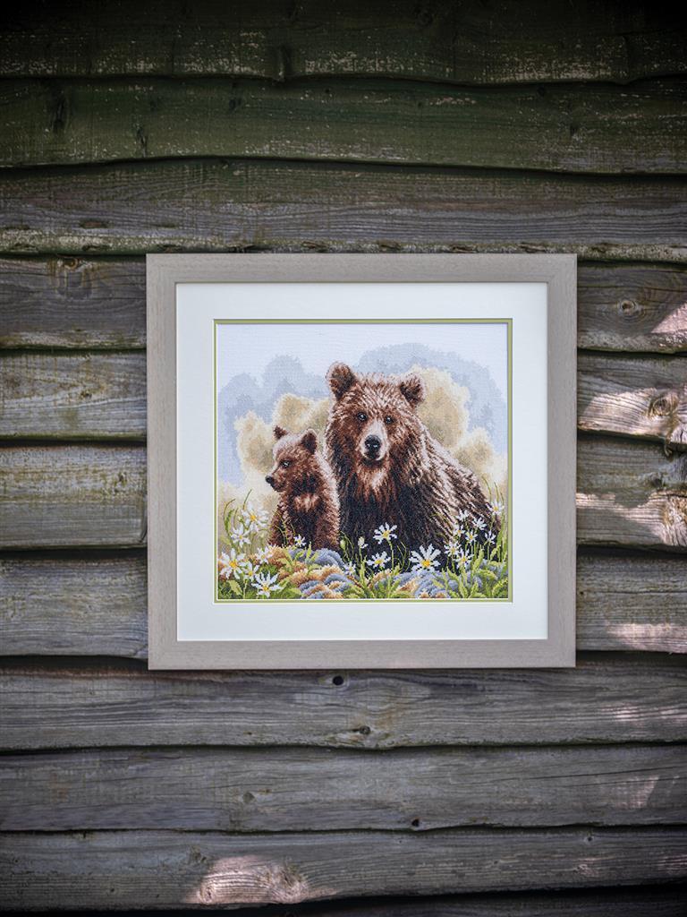 Lanarte Kit Au Point Compté Des Ours Dans Les Bois