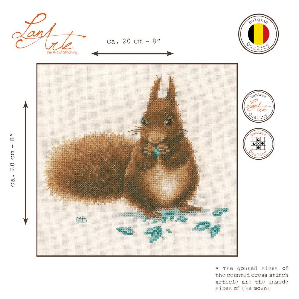 Lanarte Kit Au Point Compté Ecureuil