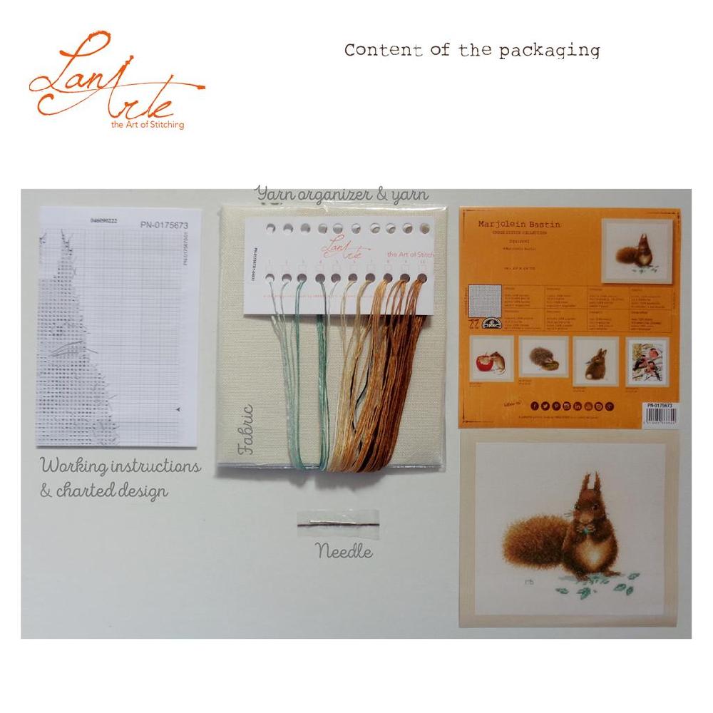 Lanarte Kit Au Point Compté Ecureuil