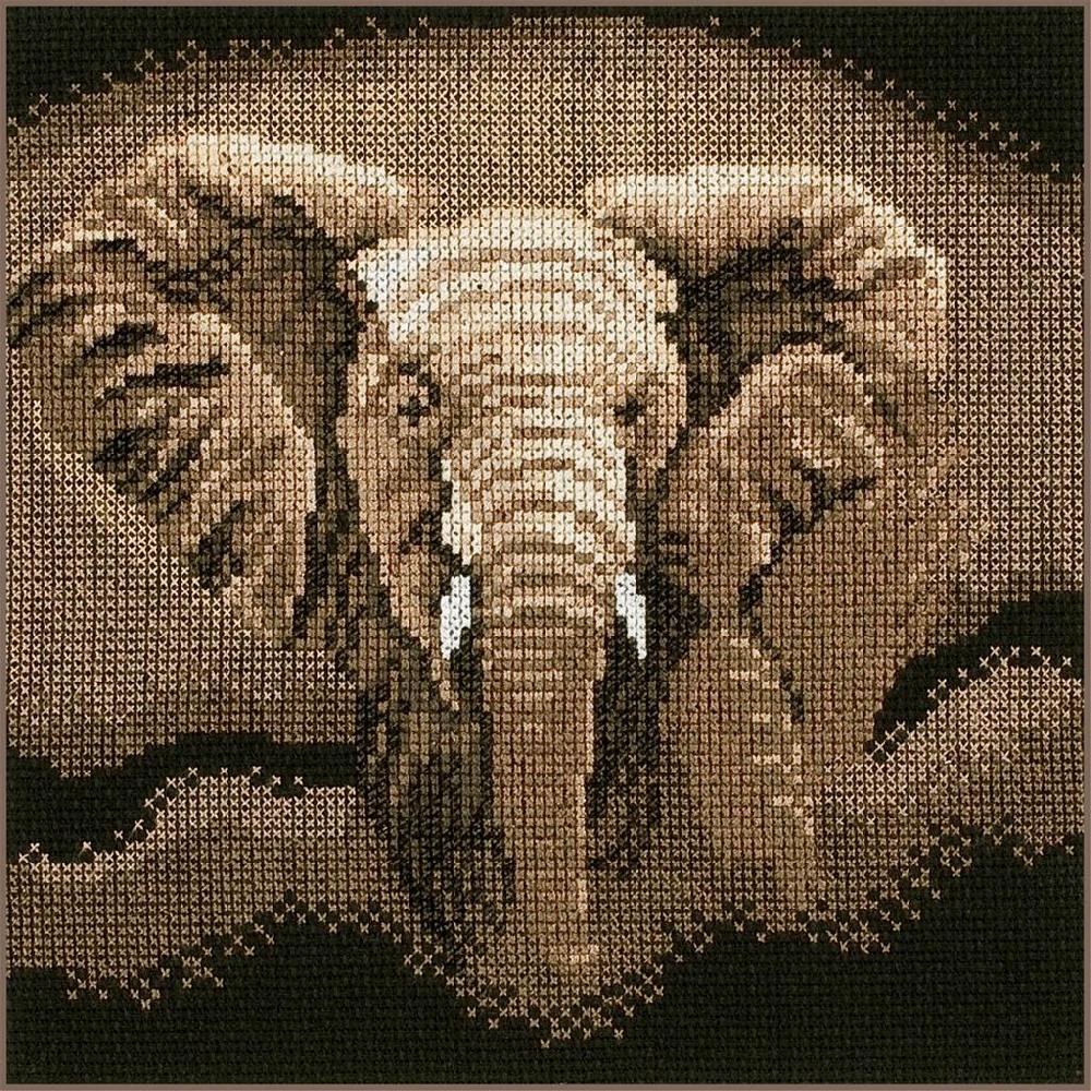 lanarte Kit au point compté Elephant chassant