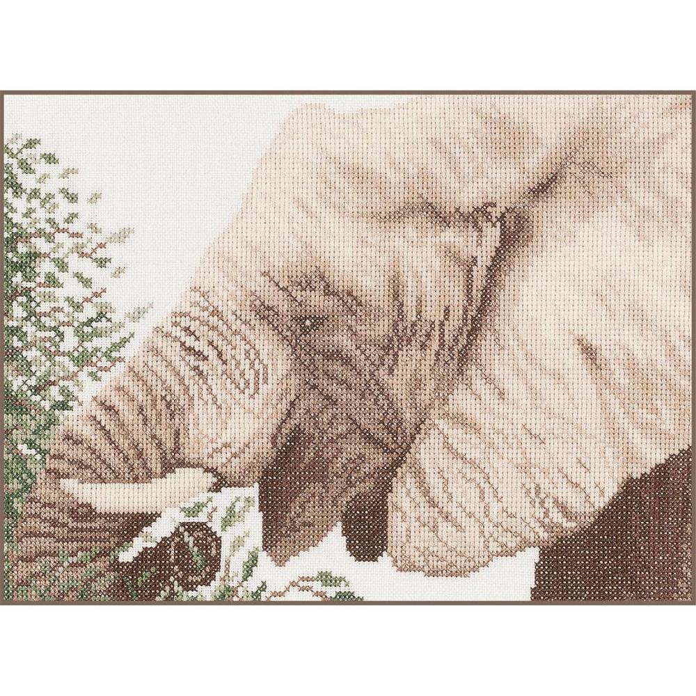 lanarte Kit au point compté Elephant mangeant