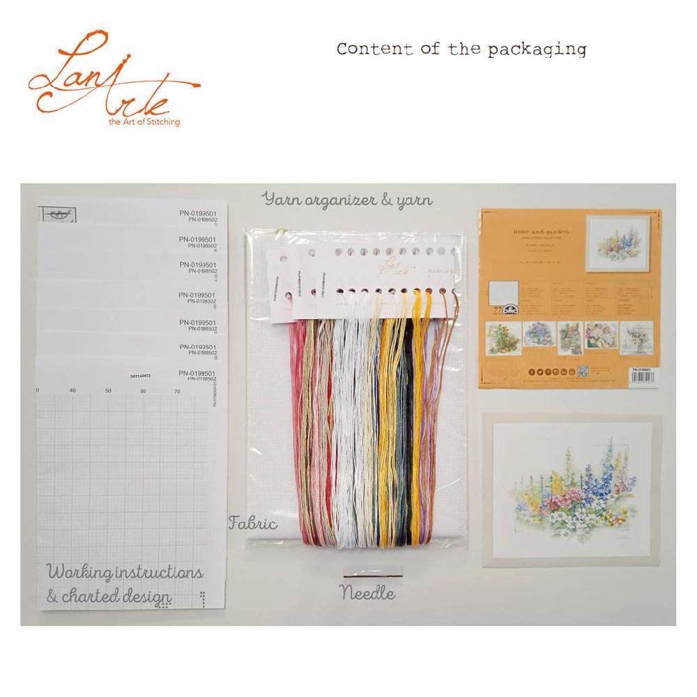 Lanarte Kit Au Point Compté Explosion De Fleurs