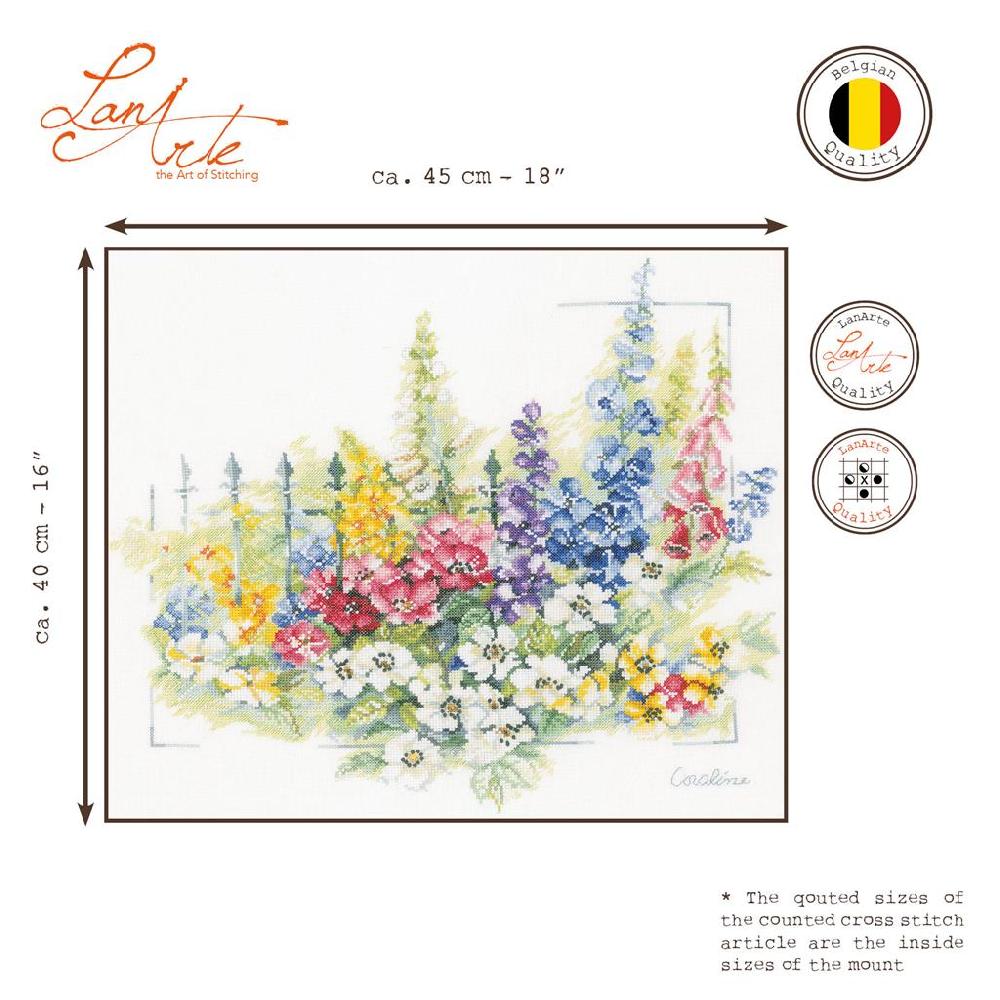 Lanarte Kit Au Point Compté Explosion De Fleurs