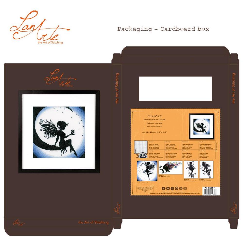 Lanarte Kit Au Point Compté Fée Sur La Lune