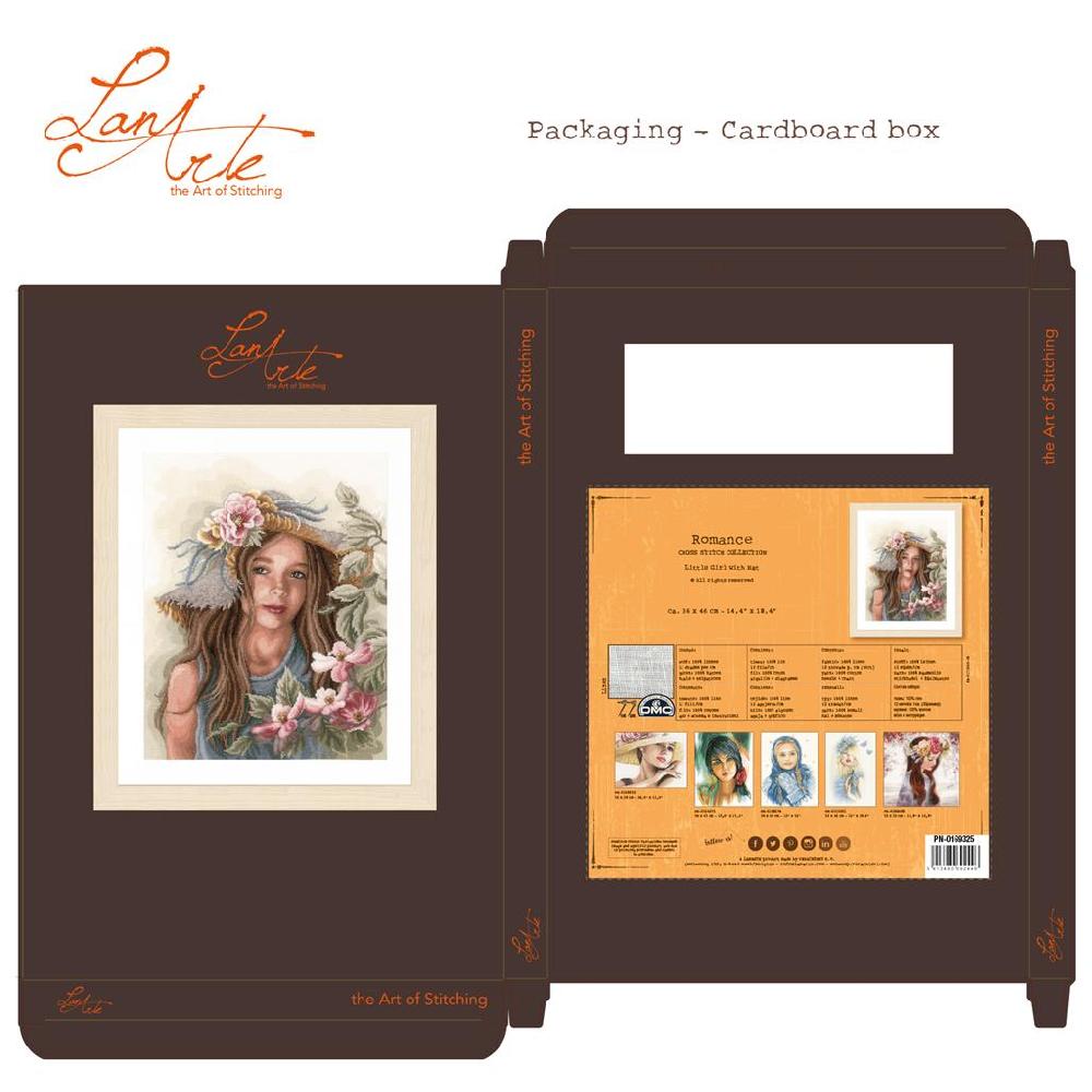 Lanarte Kit Au Point Compté Fille Avec Chapeau