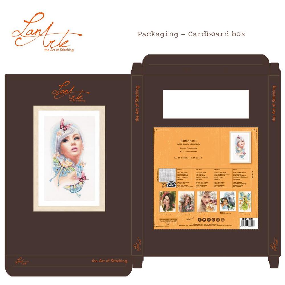Lanarte Kit Au Point Compté Fille Papillon