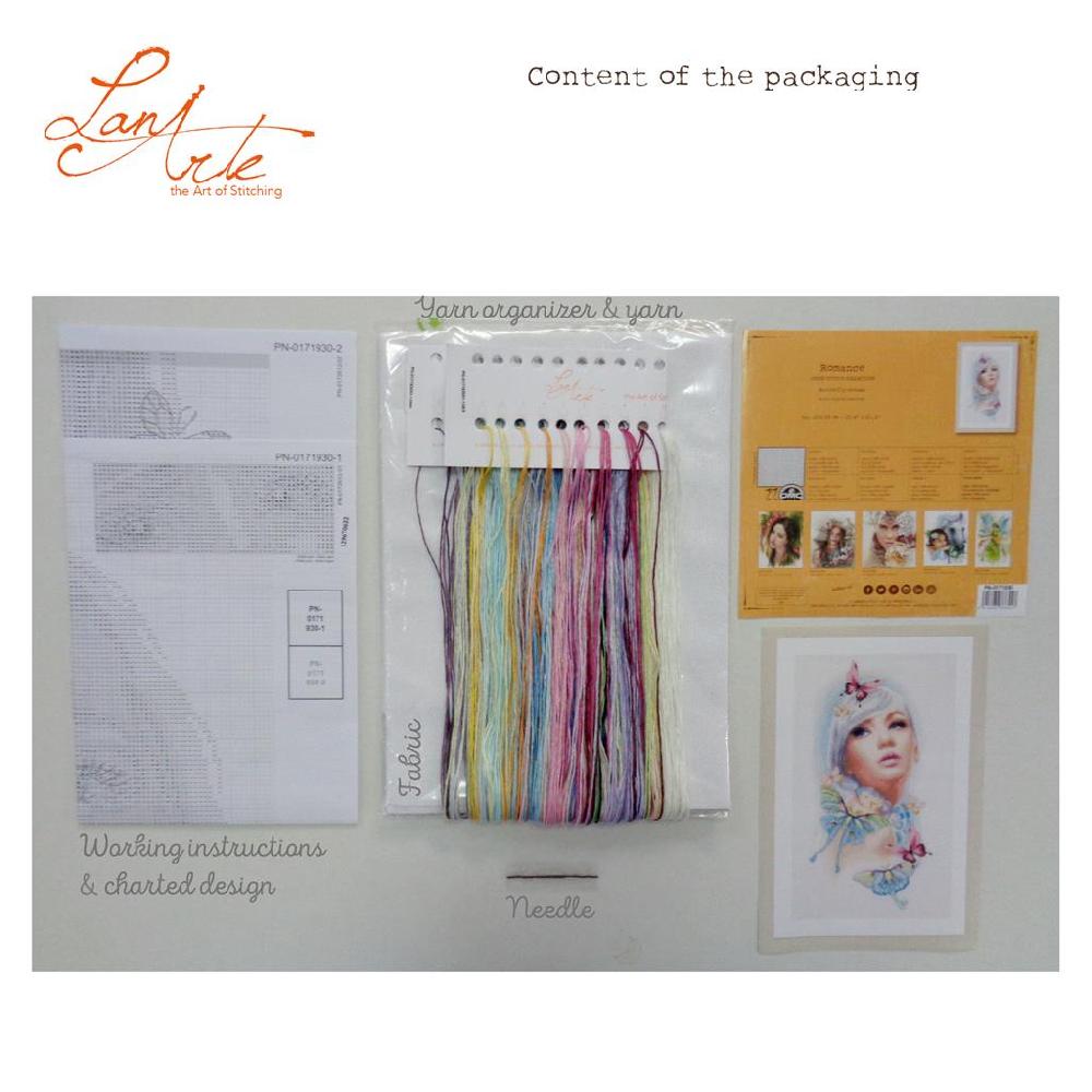 Lanarte Kit Au Point Compté Fille Papillon