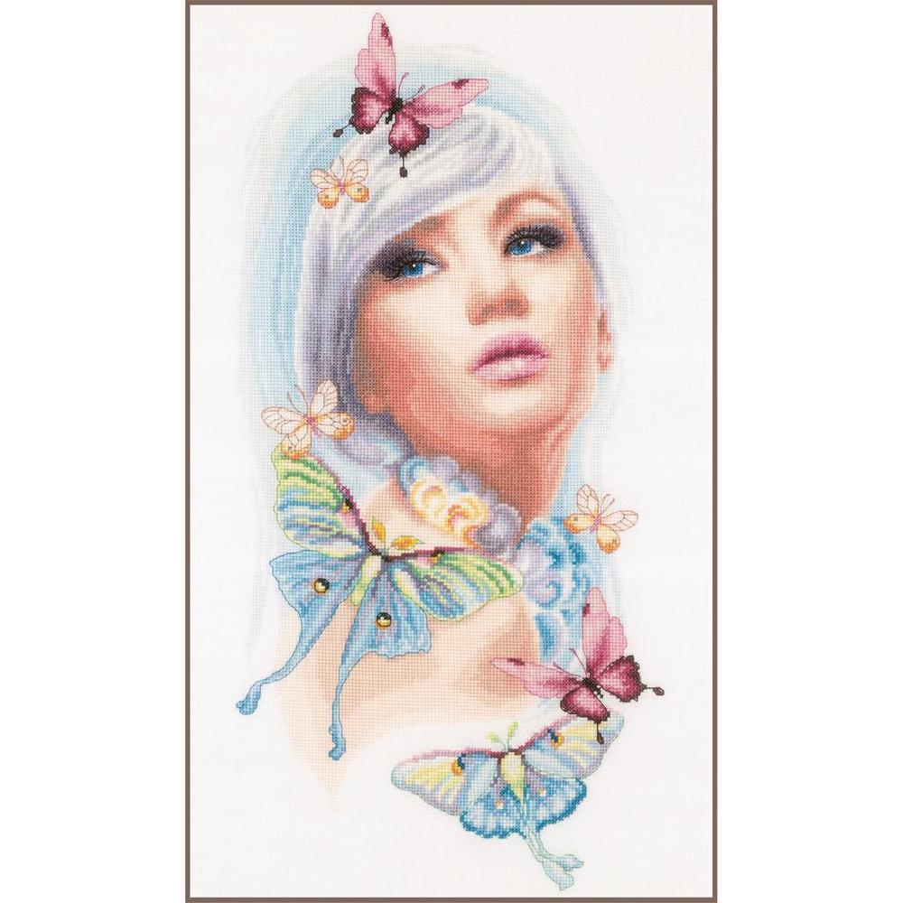 lanarte Kit au point compté Fille papillon