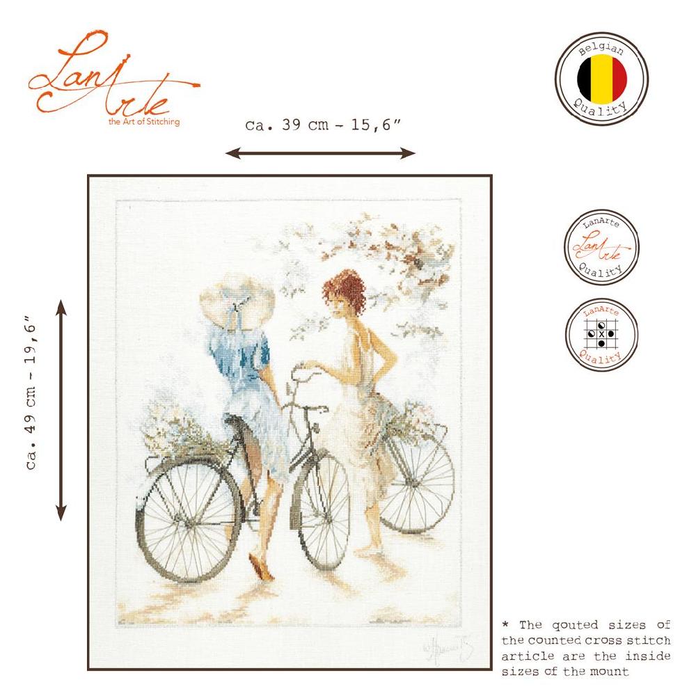 Lanarte Kit Au Point Compté Filles Sur Bicyclettes