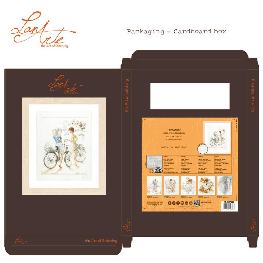 Lanarte Kit Au Point Compté Filles Sur Bicyclettes