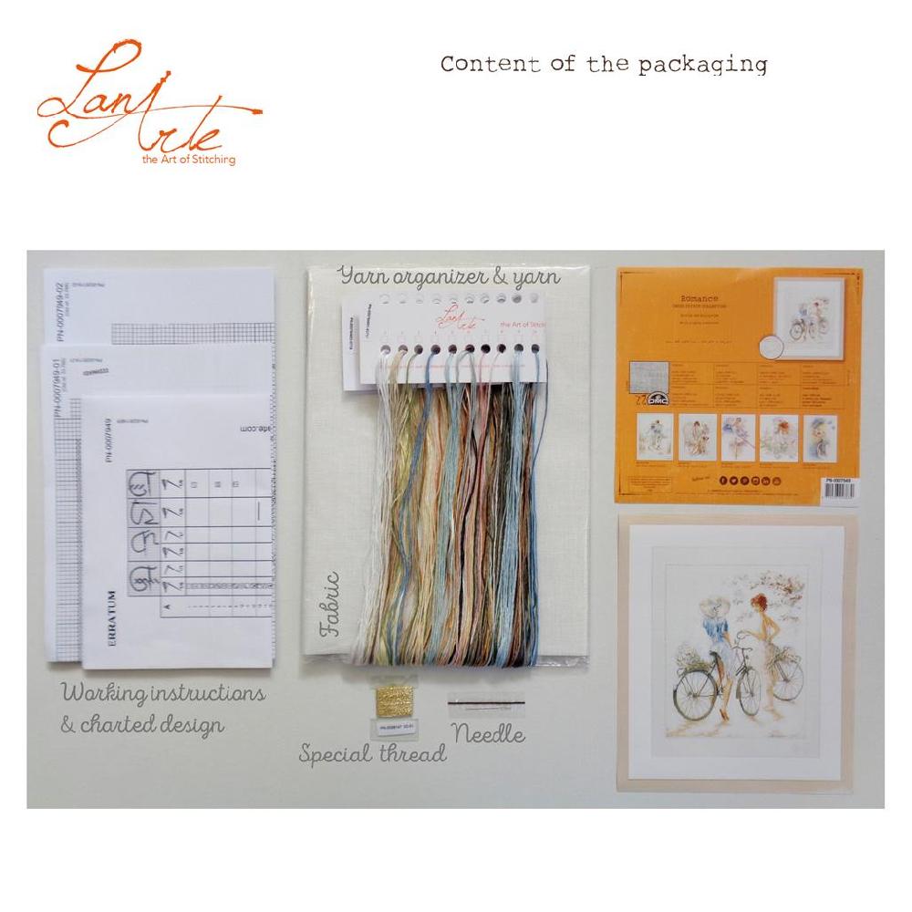 Lanarte Kit Au Point Compté Filles Sur Bicyclettes