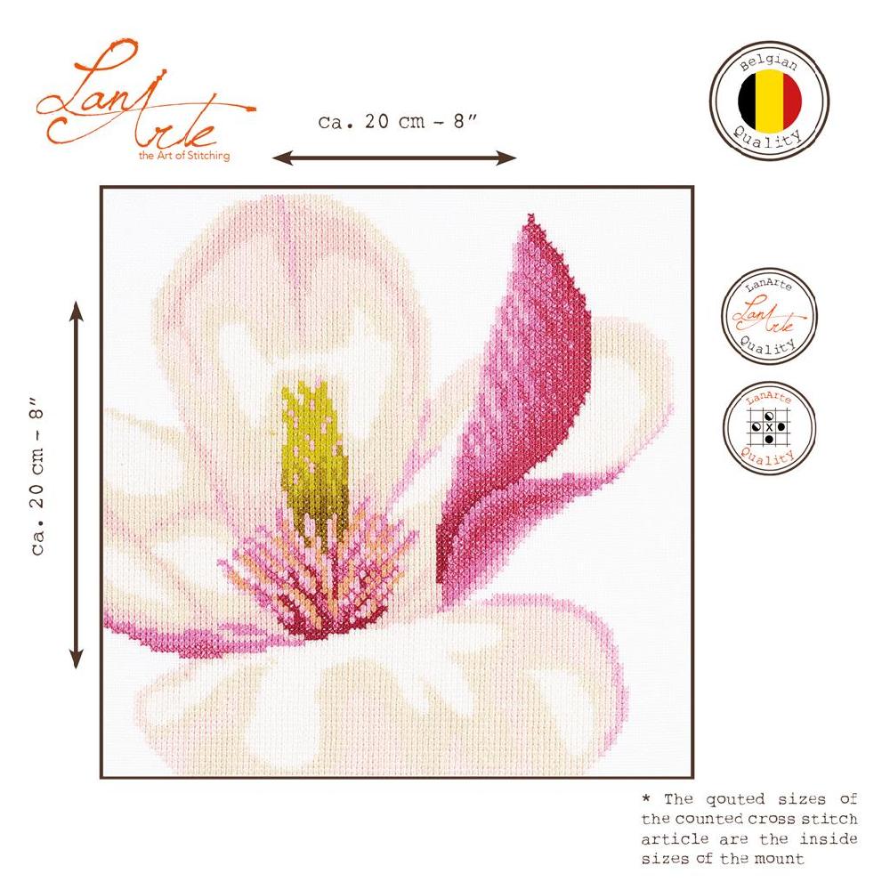 Lanarte Kit Au Point Compté Fleur De Magnolia