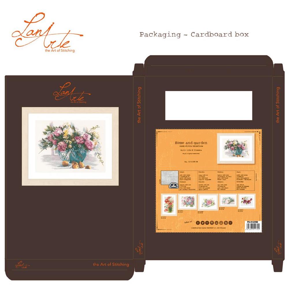 Lanarte Kit Au Point Compté Fleurs