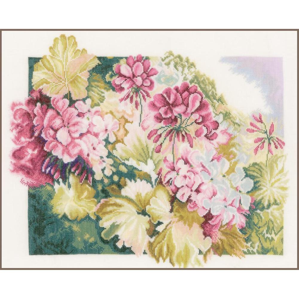 lanarte Kit au point compté Géraniums