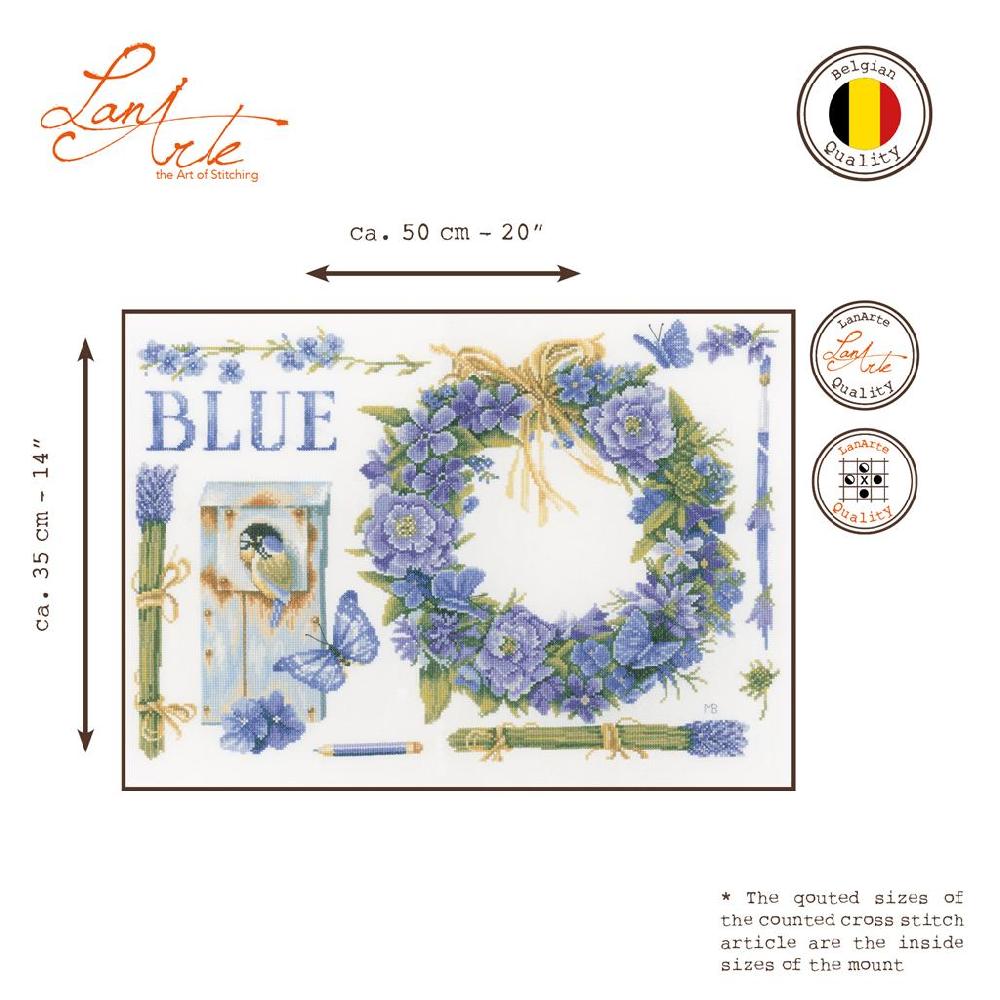 Lanarte Kit Au Point Compté Guirlande De Lavande