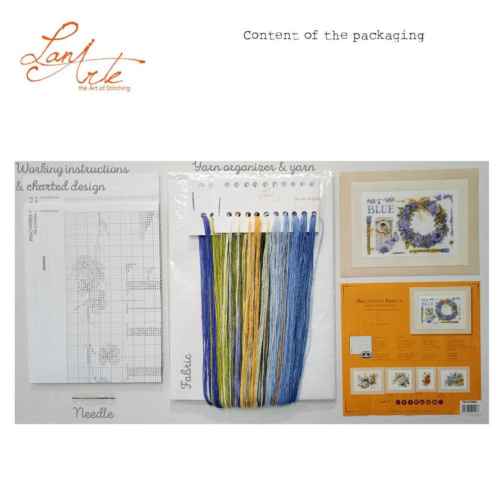 Lanarte Kit Au Point Compté Guirlande De Lavande