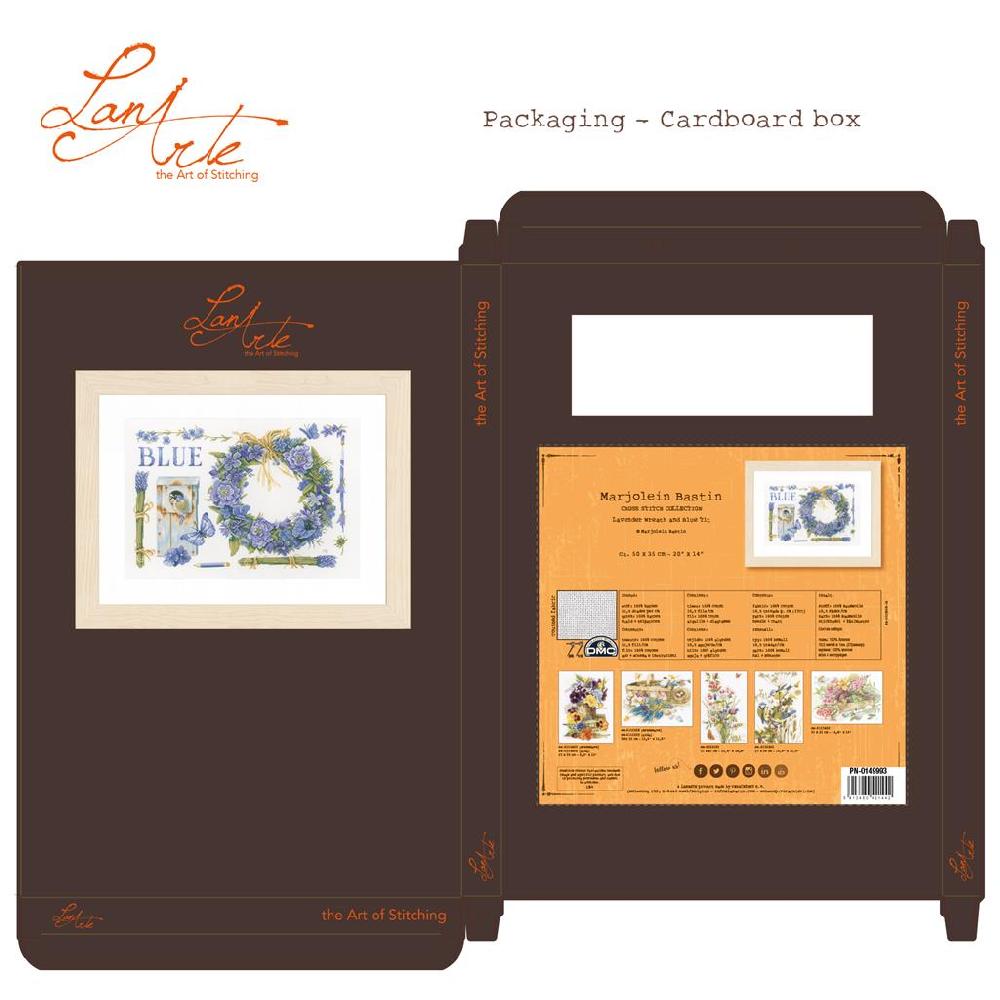 Lanarte Kit Au Point Compté Guirlande De Lavande