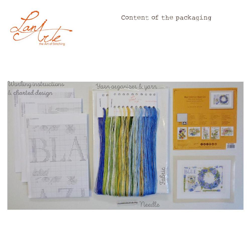 Lanarte Kit Au Point Compté Guirlande De Lavande